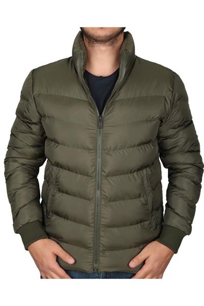Bad Bear Phantom Puffer Stand Collar Men's Puffer Jacket - Khaki