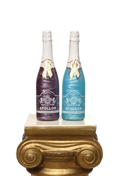 APOLLON Simli Renkli Alkolsüz Blue Hawaii & Böğürtlen Aromalı