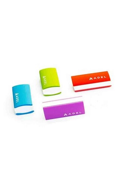 Adel Prime Eraser 4 Pieces Vibrant Colors