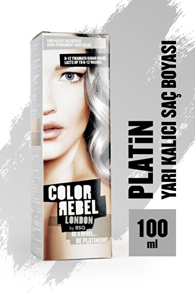 Color Rebel London Color Rebel Parabensiz & Amonyaksız Platinyum Geçici Saç B...