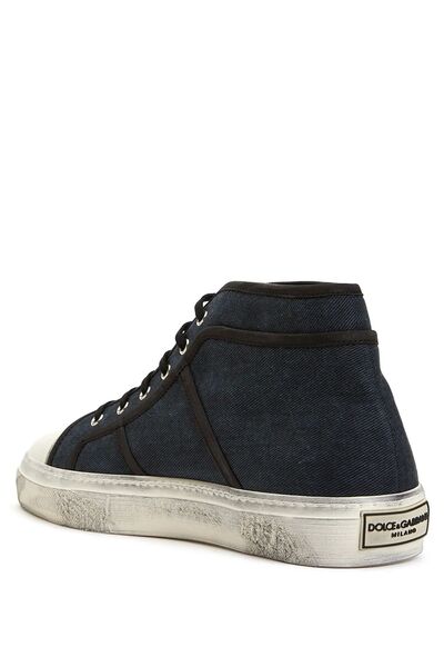 Dolce&Gabbana Vintage Leather-nubuck Sneaker - Stylish and Comfortable