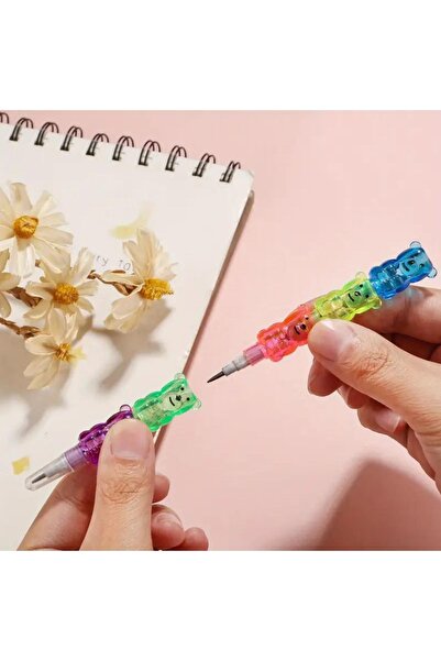 NaSaDAN Jelibon Ayıcık Yumurtlayan Kurşun Kalem Seti 4 Adet