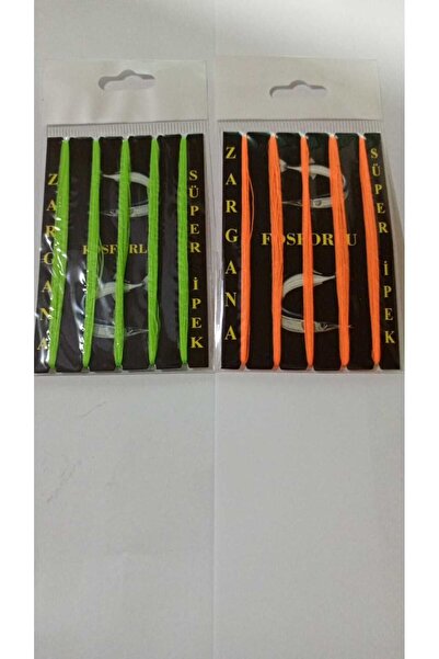 Depar Zargana Ipeği - Glowlu - 5'li - 2 Paket - Turuncu - Yeşil