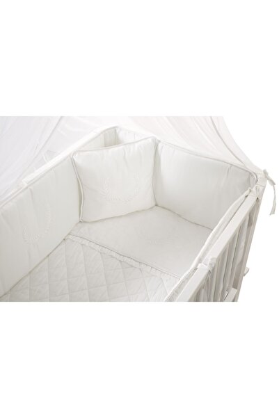 EGEBABY Beyaz Leaf Uyku Seti 70x110