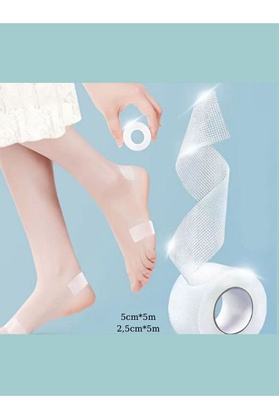 Octacare لاصق طبي من البولي إيثيلين الشفاف لا يسبب الحساسية 5 م × 2.5 سم