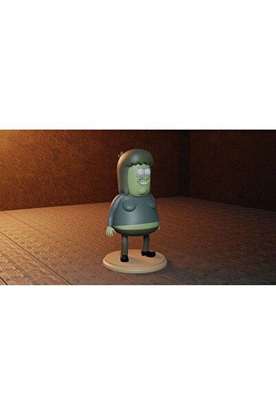 Lineex Art Sürekli Dizi Kas Adam Figür 18cm Dev Boy - Regular Show Muscle Man...