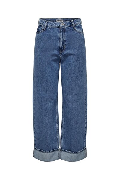 ONLY Onlhope Hohe Taille - Jeans Bein Jeans with Weitem, Weiter Beinschnitt