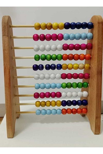 WOODTOY'S ORGANİK OYUNCAK DÜNYASI Wooden Abacus - Stylish and Useful
