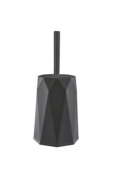 LeesHome Γκρι Σετ Μπάνιου 2 τεμαχίων Πλαστικός κάδος απορριμμάτων 5 Lt και βούρτσα τουαλέτας