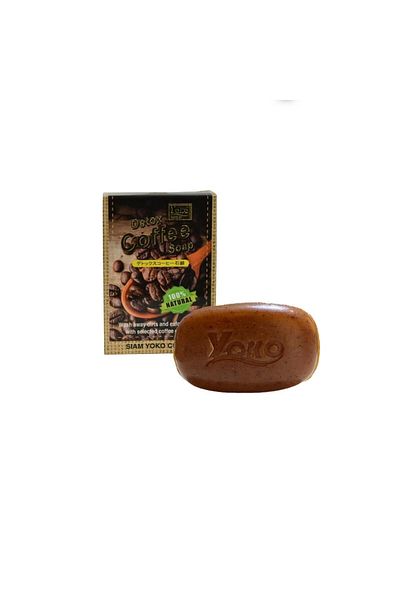 YOKO Coffee Peeling Effect Vitamin E Detox Soap 80 Gr