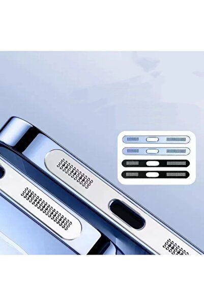 PSGT 5adet Iphone 12/13/14/15/16/17 Series Hoparlör Için Toz Önleyici Sticker-hoparlör Koruyucu Aluminium