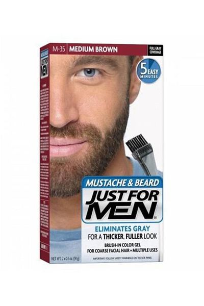Just For Men Medium Brown Beard and Mustache Dye M-35