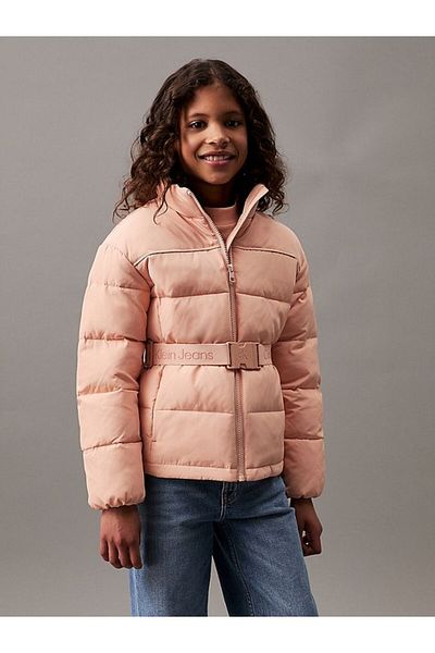 Calvin klein coat pink clearance