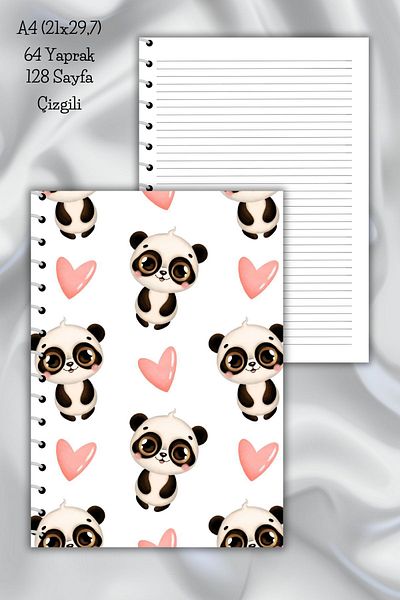 daily notebook دفتر ملاحظات مدرسي مكون من 64 ورقة مقاس A4 - 21x29.7 سم