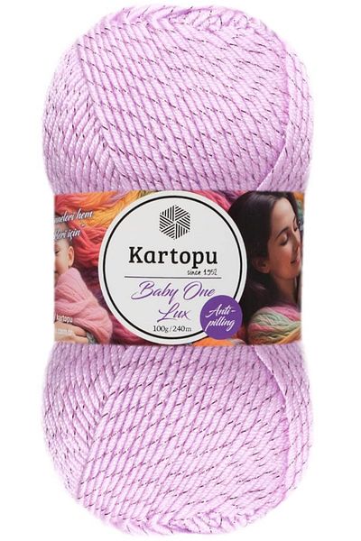 Kartopu Silvery Wool Lilac Baby One Lux - Χωρίς Πουπουλένια K739