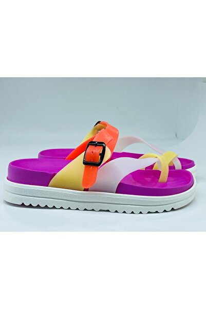 Calx Flexible and Comfortable Women's Slippers - Colorful, Non-Slip Sole, Flip Flops, for Beach and Garden