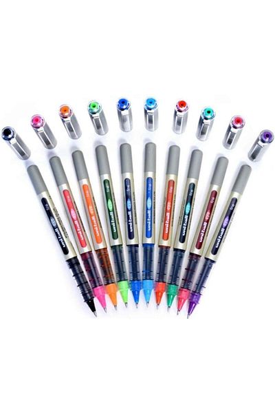 UNİ-BALL Uniball Eye Fine 0.7 Mm Roller Pen Set 10 Pieces Ub-157