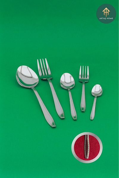 ARVEY 30 Piece Ivy Spoon Set for 6 People