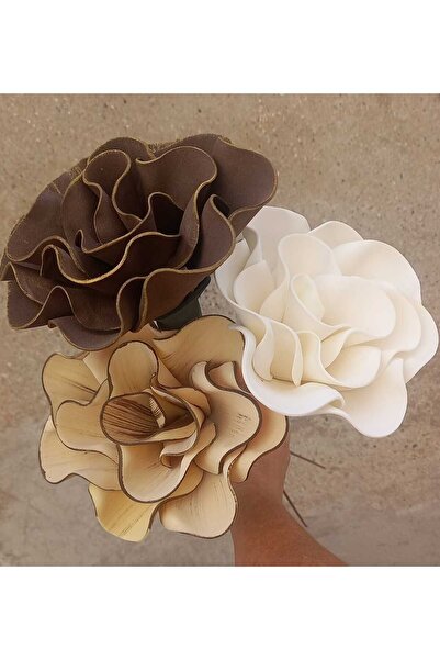 kutmen EL YAPIMI LATEKS 3 DAL ÇİÇEK EVA (YAPAY ÇİÇEK)