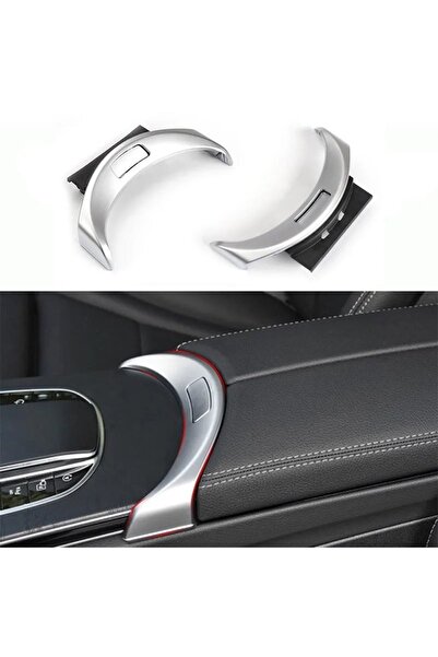 YıldızTuning لمرسيدس W253 GLC مسند الذراع زر مسند الذراع النيكل تجديد الكسوة ...