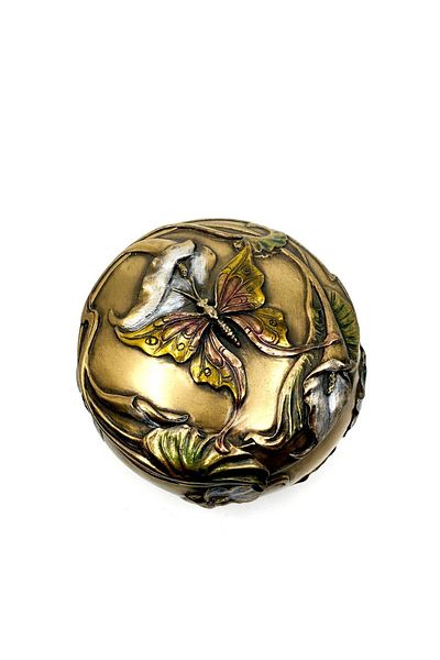 Tüterler Small Jewelry Box with Lid with Dragonfly Figure | Decorative Ring Box | Promise Engagement Tray Decoration