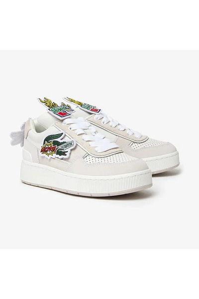 Lacoste Beige Women's Sneaker - Ace Clip Holiday Sport
