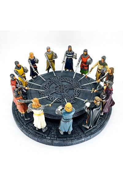 Tüterler Kral Arthur Ve Yuvarlak Masa Şövalyeleri Biblosu | Dekoratif Masa Ob...