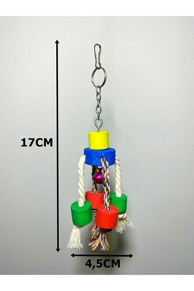 Ciko Kafes Colorful Bell Bird Toy