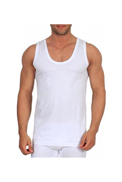 Tutku 6-Piece Combed Cotton Classic White Men's Undershirt