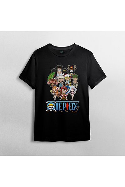 Pixxa Μπλουζάκι One Piece Crew Neck 100% βαμβακερό - 3