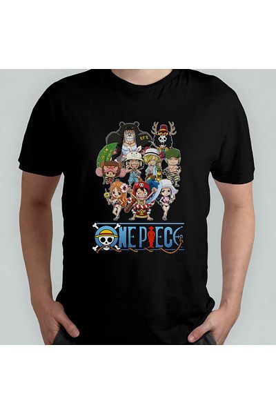 Pixxa Μπλουζάκι One Piece Crew Neck 100% βαμβακερό - 3