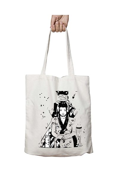 ART HEDİYE Naruto Zabuza E Haku - Μόνιμη και πλενόμενη υφασμάτινη τσάντα ώμου δύο όψεων