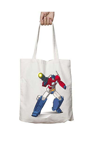 ART HEDİYE Optimus Prime Transformers - Geantă de umăr durabilă și lavabilă pe două fețe