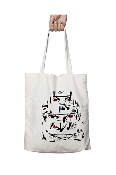 ART HEDİYE صورة لغز ناروتو - حقيبة كتف دائمة قابلة للغسل، على الجانبين للشاطئ...