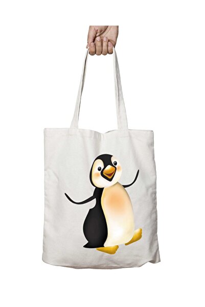 ART HEDİYE حقيبة كتف قابلة للغسل من Penguin - تدوم طويلاً للشاطئ