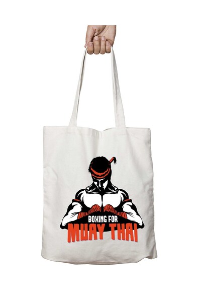 ART HEDİYE Muay Thai Boxing - حقيبة كتف تدوم طويلاً وقابلة للغسل على الجانبين