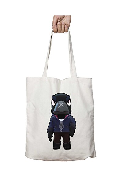 ART HEDİYE Brawl Stars Crow Character - Миючий міцний плечовий мішок, для пля...