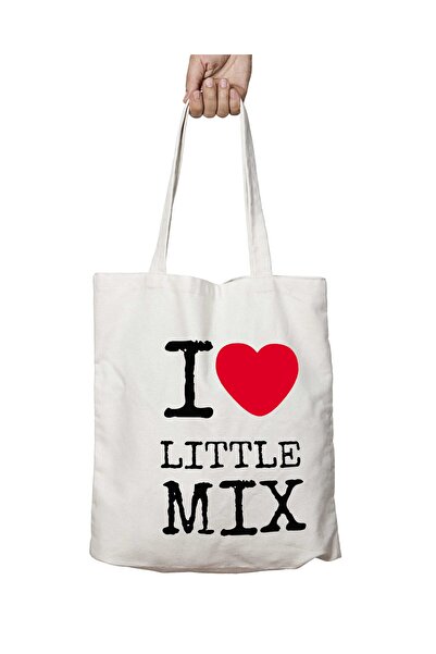 ART HEDİYE حقيبة مدرسية وشاطئية قابلة للغسل على الجانبين من ليتل ميكس - قماش كتف