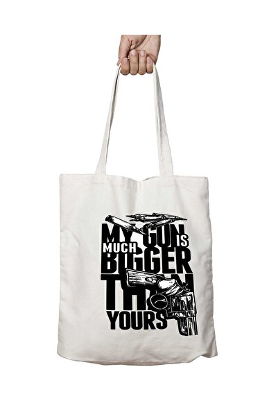 ART HEDİYE My Gun - حقيبة كتف ثابتة وقابلة للغسل على الجانبين