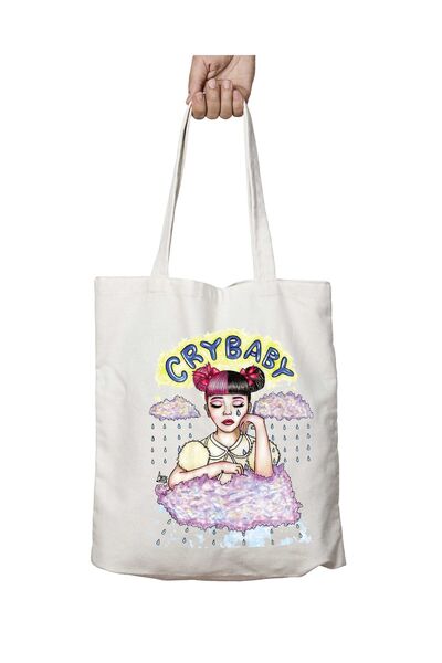 ART HEDİYE MELANIE MARTINEZ CRY BABY - Geantă de umăr durabilă și lavabilă pe...