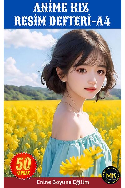 Enine Boyuna Eğitim Bloc de note cu imagini de flori în interiorul anime-ului MEDIUM GIRL