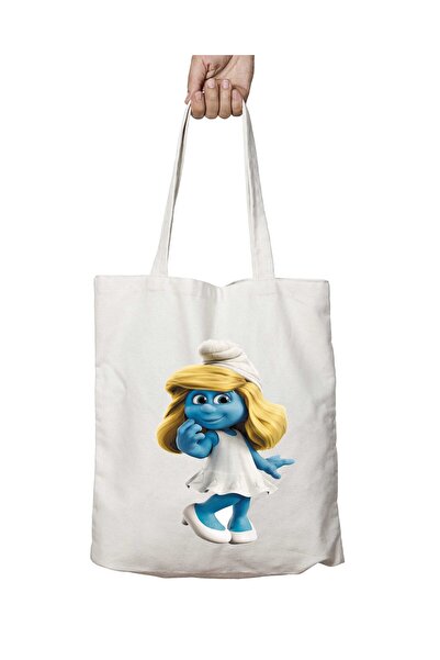 ART HEDİYE Sirine Şirine - Two Sides Lasting and Washable Shoulder Tote Bag