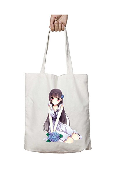 ART HEDİYE Назлі Квітовий візерунок Аніме Кліпарт Дівчинка Двосторонній прани...