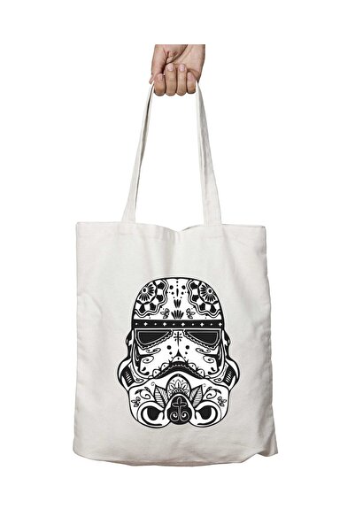 ART HEDİYE تاتو حرب النجوم لعام 2018 - حقيبة حمل للشاطئ والكتف قابلة للغسل