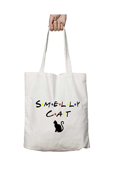 ART HEDİYE Smelly Cat Kedi - Двостороння міцна та пральна сумка через плече