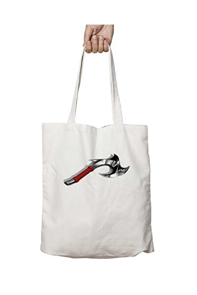ART HEDİYE Dota2 Pudge Hook - Two Sides Lasting and Washable Shoulder Tote Bag