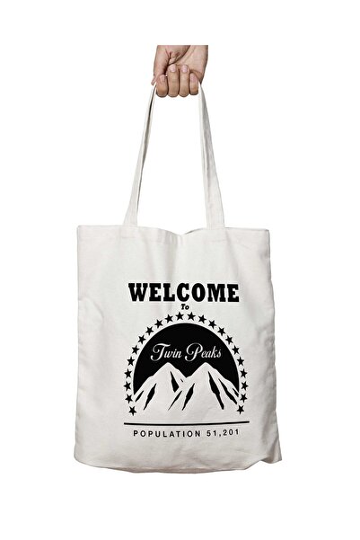 ART HEDİYE Twin Peaks Paramount Logo - Двостороння міцна та пранна сумка чере...