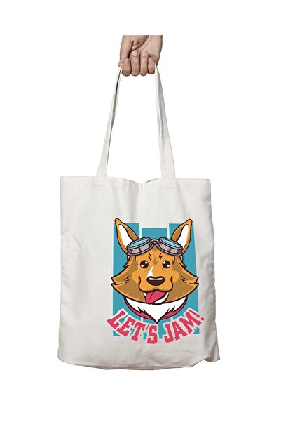 ART HEDİYE Lets Jam Cowboy Bebop - Washable Two Sides Permanent Shoulder Tote...