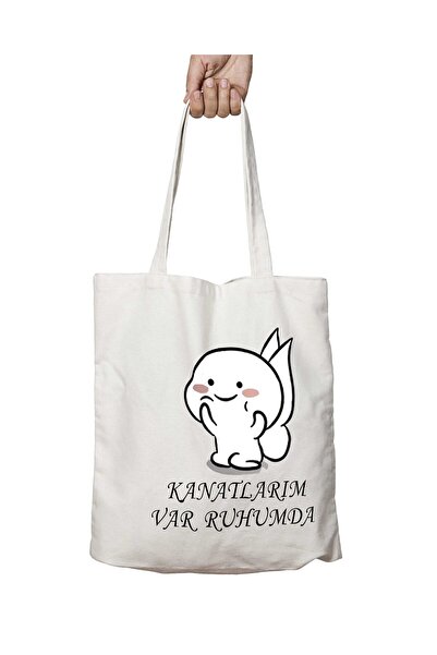 ART HEDİYE Spirit Stone Lasting and Washable School and Beach Bag - I Have Wings