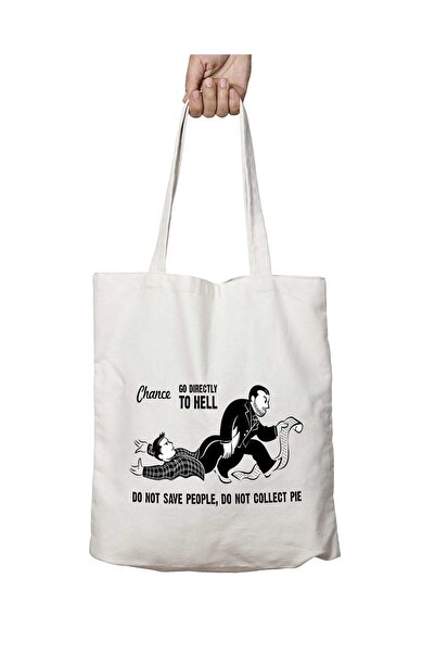 ART HEDİYE Supernatural Monopoly - Two Sides Permanent and Washable Shoulder ...